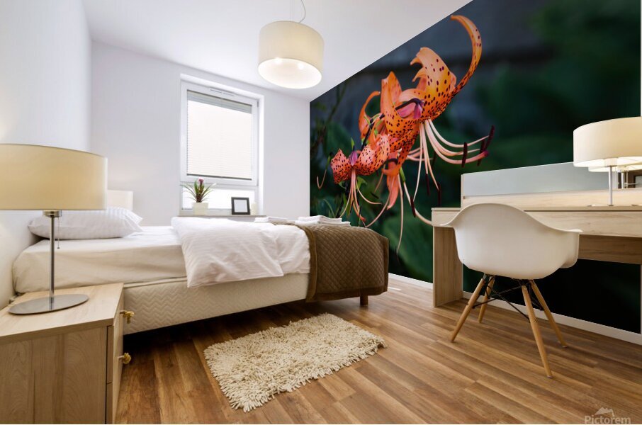 Tiger Lilies Mural print