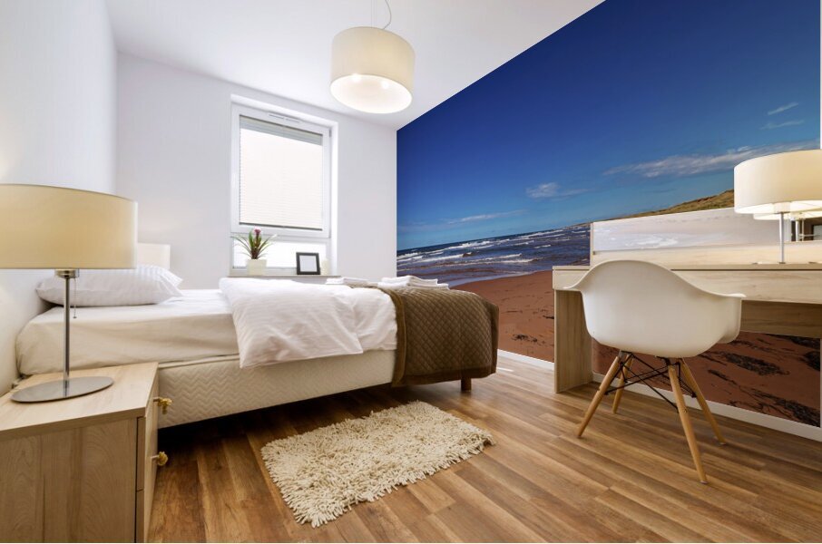 Empty Beach Mural print