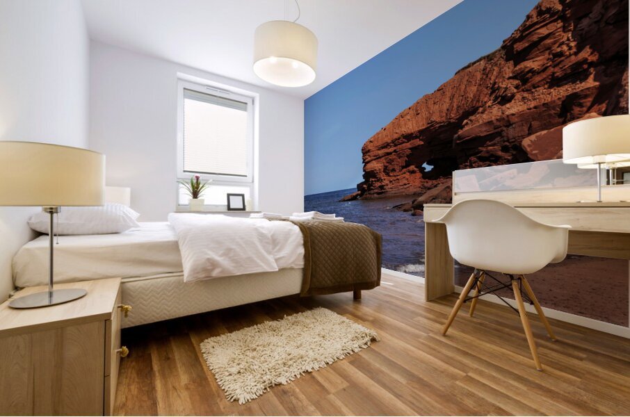 Red Sandstone Formation Mural print