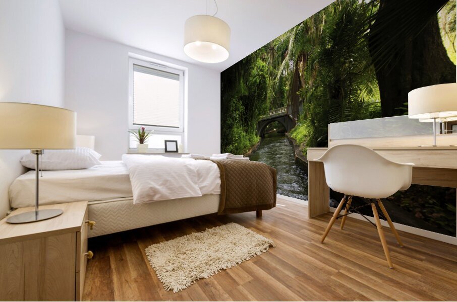Peaceful Canal Mural print