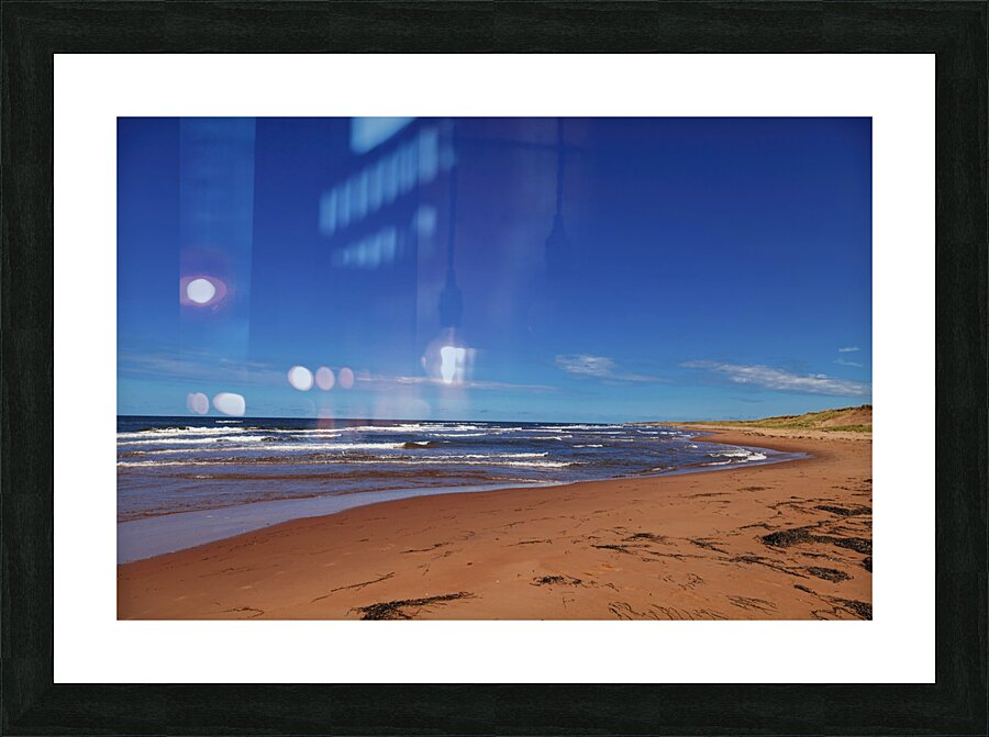 Empty Beach Picture Frame print