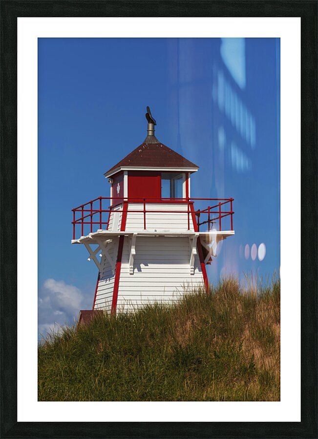 Lighthouse on PEI Picture Frame print