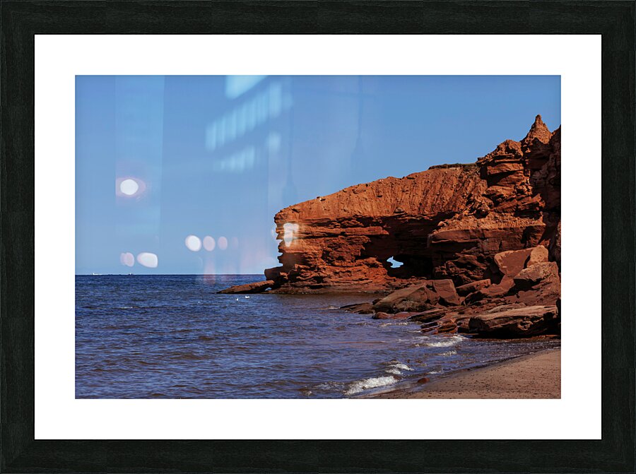 Red Sandstone Formation Picture Frame print