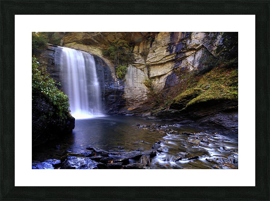 Looking Glass Falls Picture Frame print