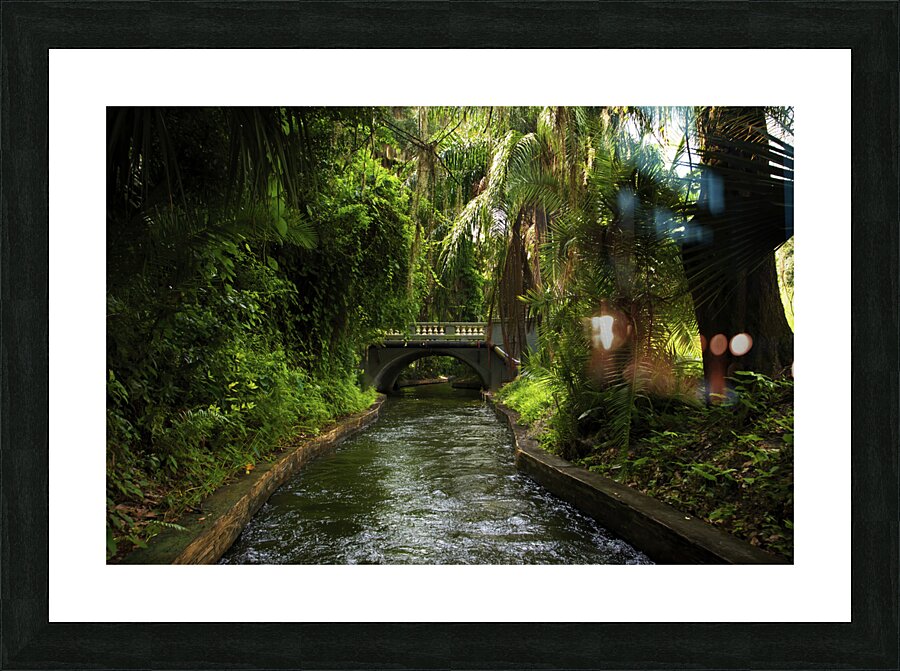 Peaceful Canal Picture Frame print