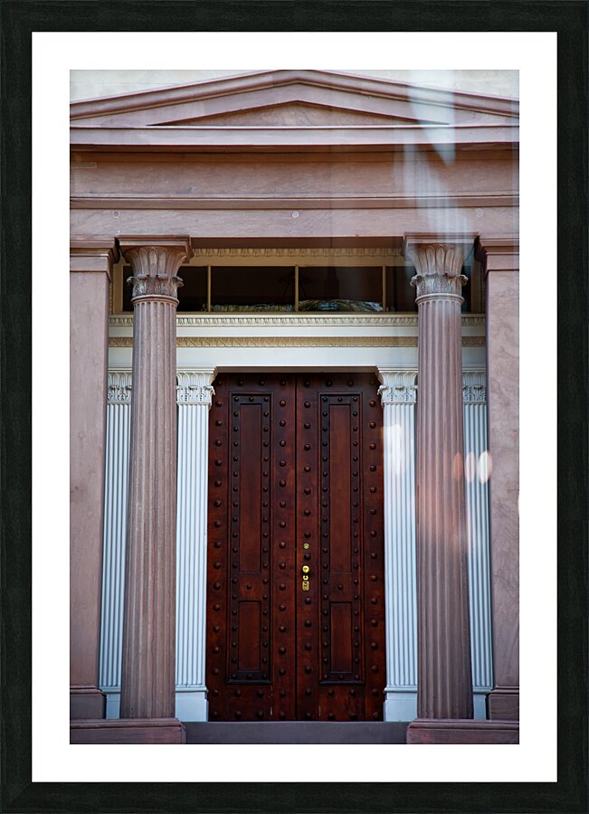 Imposing Door Picture Frame print