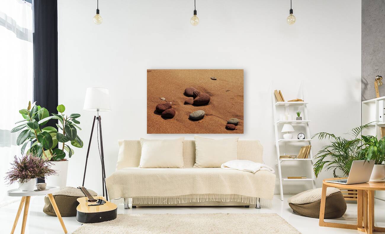 Pebbles on the Beach Reproduction
