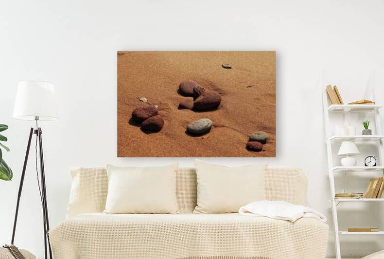 Pebbles on the Beach by Jerry Clement