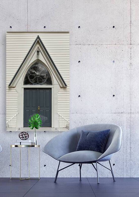 Gray Church Door by Jerry Clement