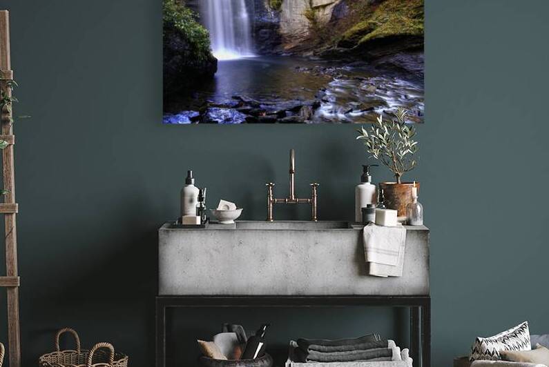Looking Glass Falls by Jerry Clement