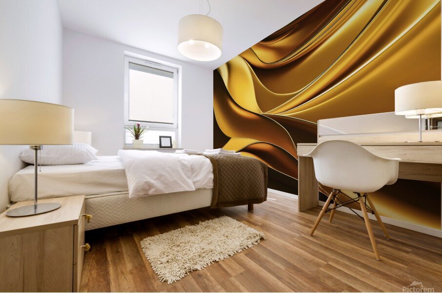 A visually stunning abstract gradient background Mural print