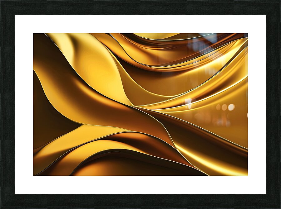 A visually stunning abstract gradient background Picture Frame print