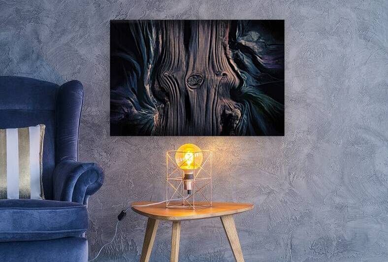A striking image of a dark wood texture with an a by Florin Harsan