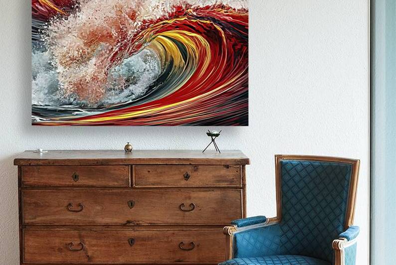 abstract view of beautiful splashing curl backgro by Florin Harsan