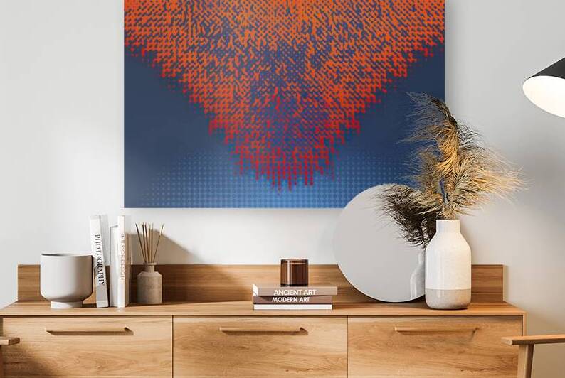 A stunning abstract piece featuring a captivating by Florin Harsan