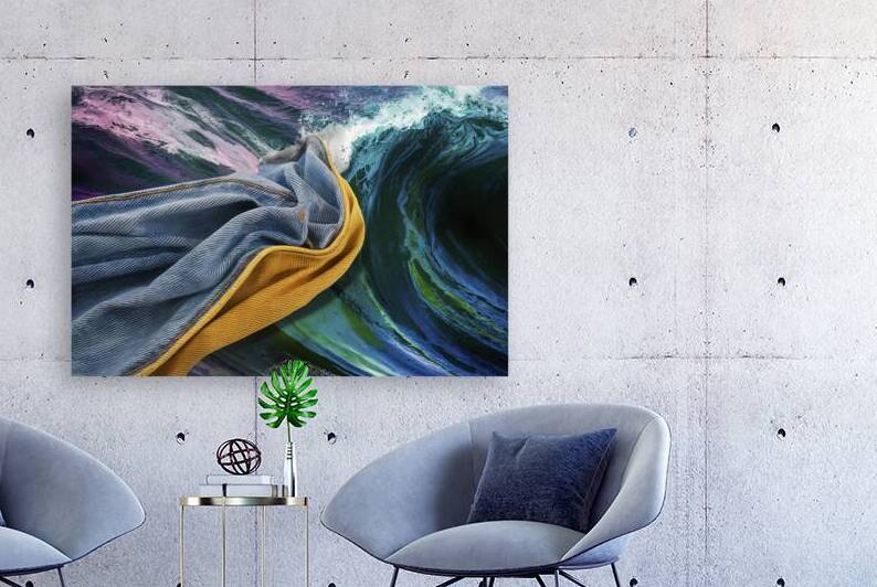 A captivating image of a rippling wave like textu by Florin Harsan