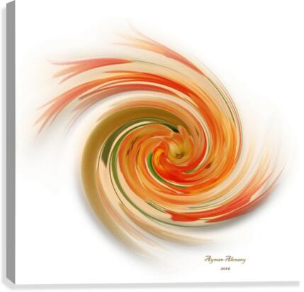 The whirl, W1.7A Canvas Print