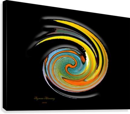 The whirl, W1.11B2 Canvas Print