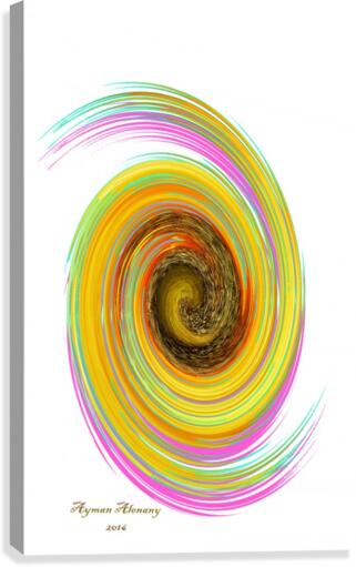 The whirl, W7.2A Canvas Print