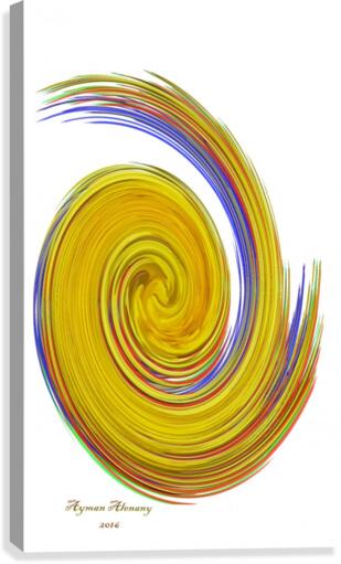 The whirl, W10.1A Canvas Print