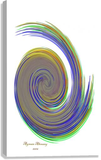 The whirl, W10.2A Canvas Print