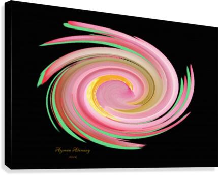 The whirl, W11.1B6 Canvas Print