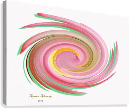 The whirl, W11.1A6 Canvas Print