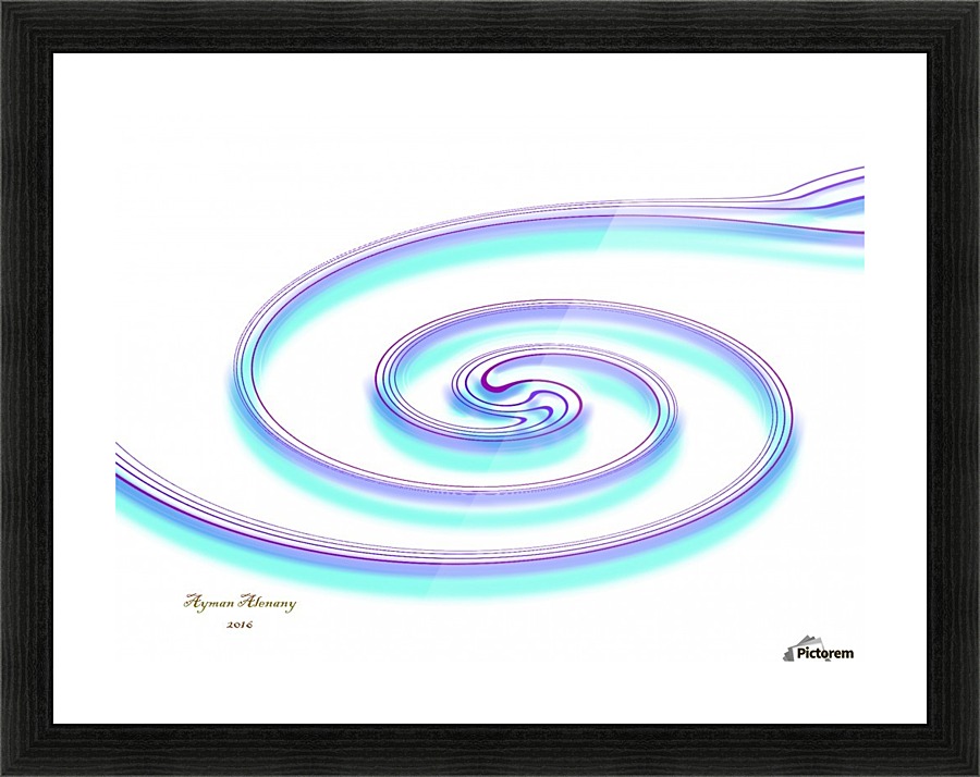 The whirl, W1.1A Picture Frame print