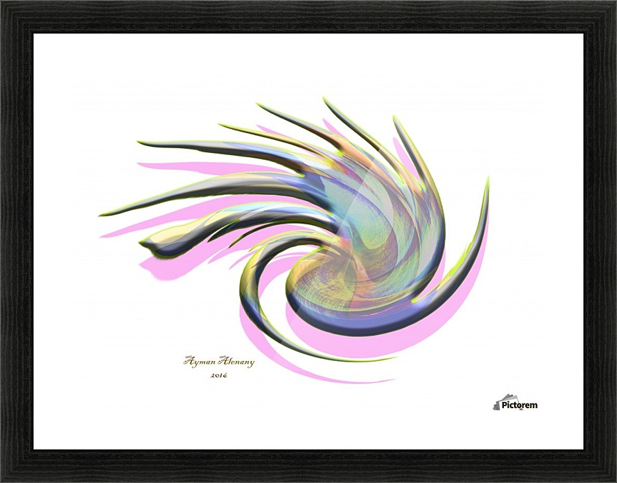 The whirl, W1.5A Picture Frame print