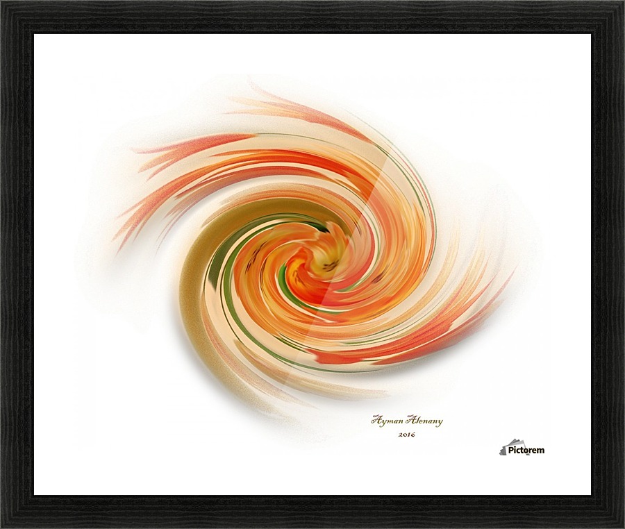 The whirl, W1.7A Picture Frame print