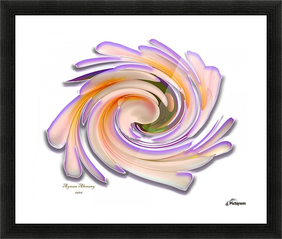 The whirl, W1.8A Picture Frame print
