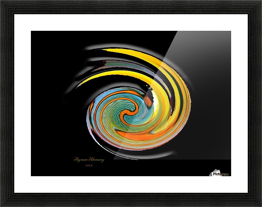 The whirl, W1.11B2 Picture Frame print