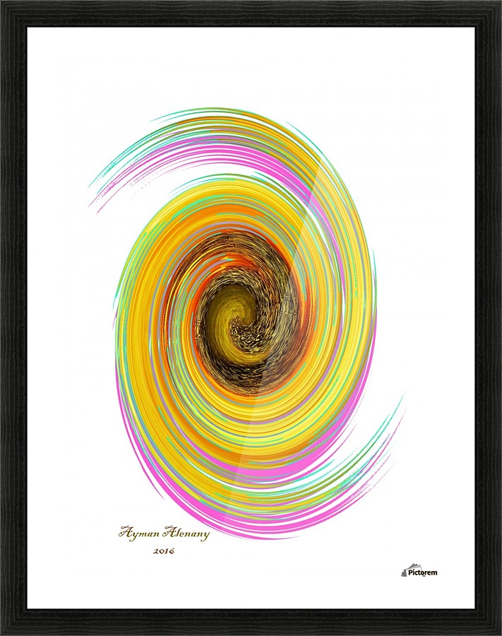 The whirl, W7.2A Picture Frame print