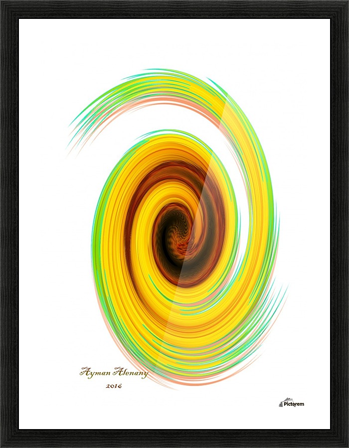 The whirl, W6.2A Picture Frame print