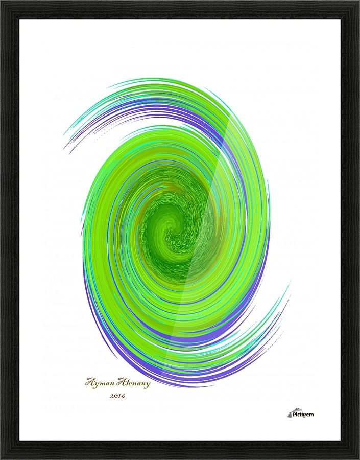 The whirl, W7.1A Picture Frame print