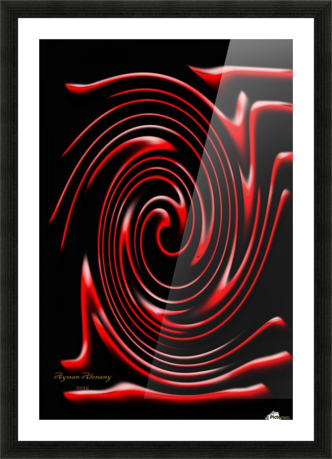 The whirl, W5.2B Picture Frame print