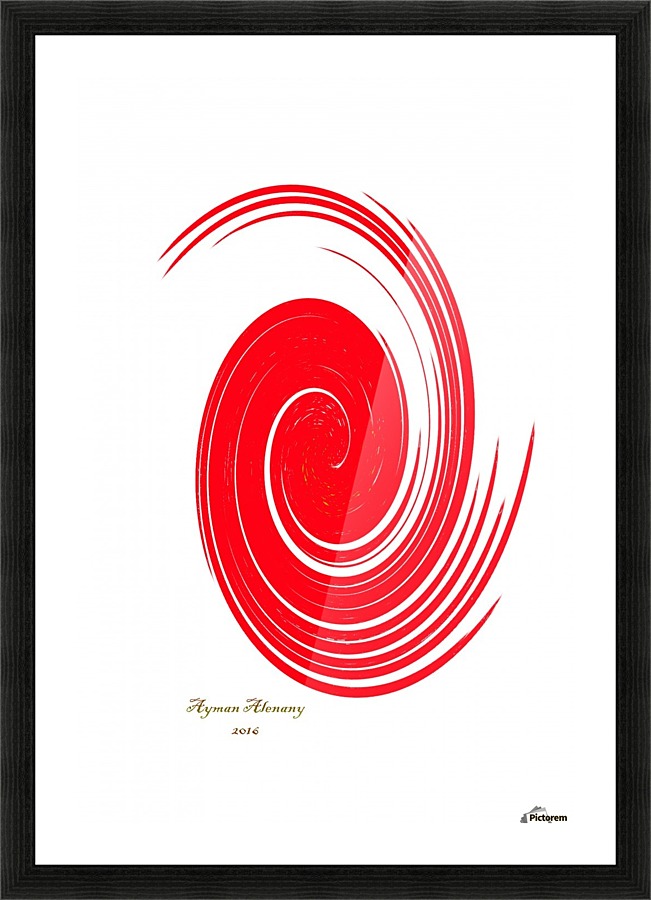 The whirl, W9.2A Picture Frame print