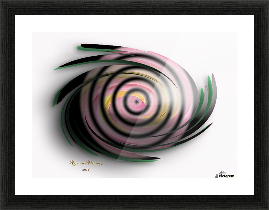 The whirl, W11.1A3 Picture Frame print