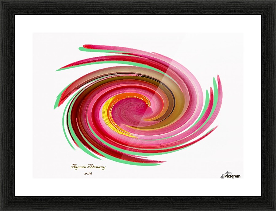 The whirl, W11.1A5 Picture Frame print