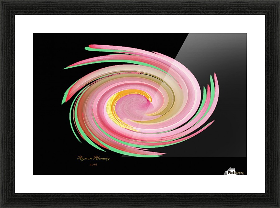 The whirl, W11.1B6 Picture Frame print