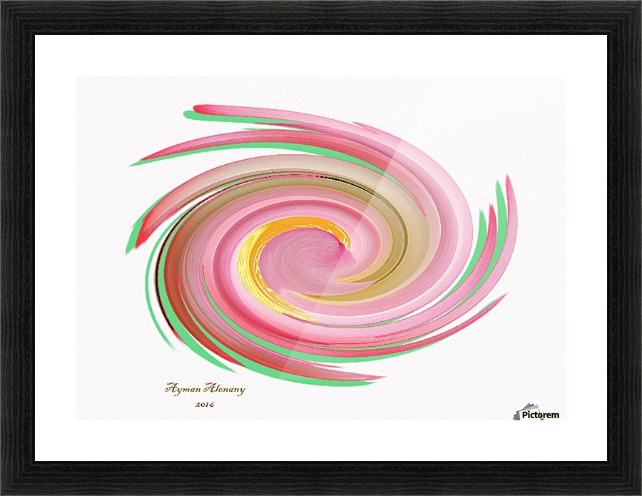 The whirl, W11.1A6 Picture Frame print
