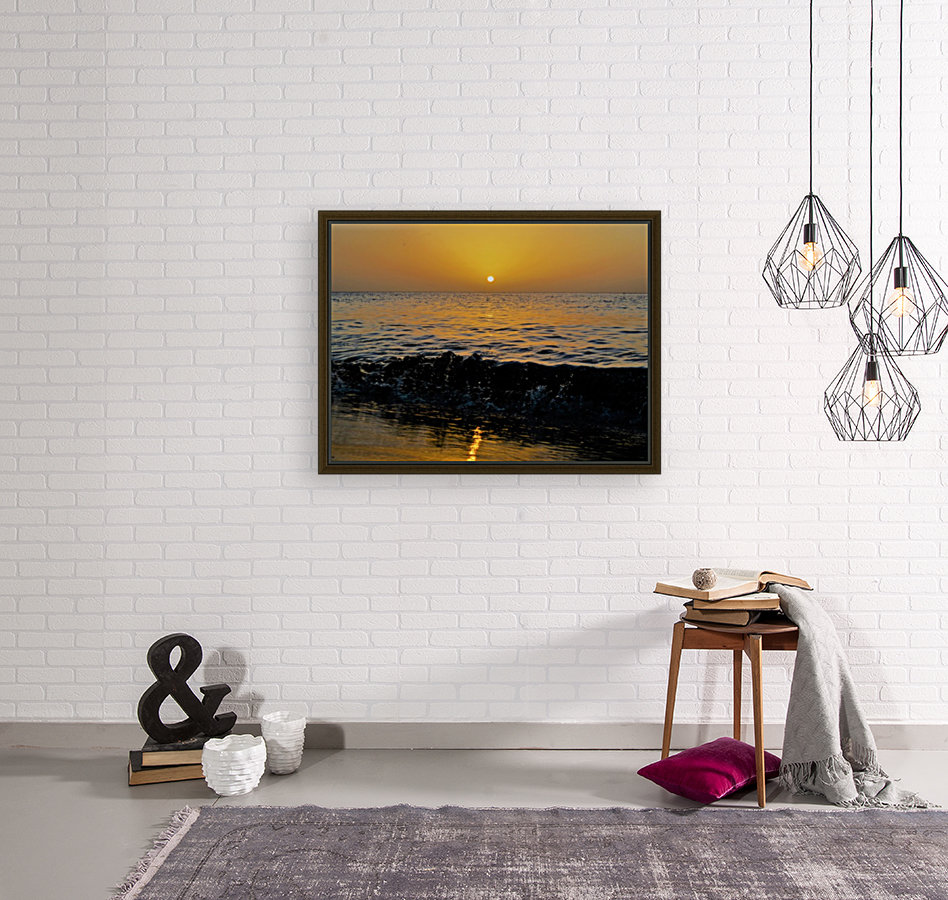 Waves, Dancing and Bouncing at Sunset. Reproduction