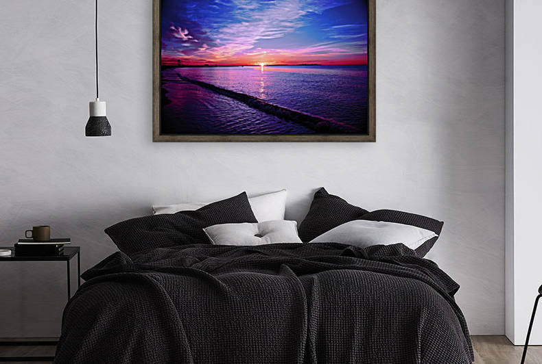 Sunrise by the beach by Areeb
