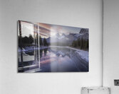 Pastel colour paint Acrylic Print