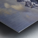 Morning in the mountains Metal print