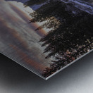 Pastel colour paint Metal print