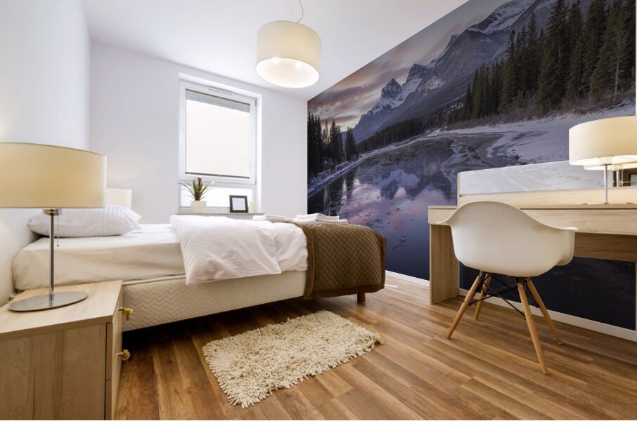 Pastel colour paint Mural print