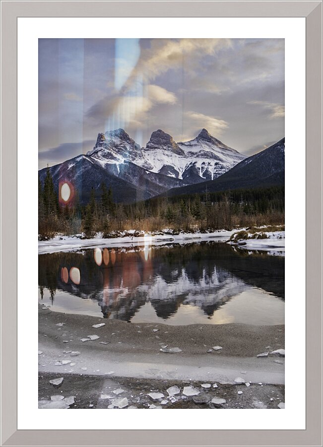 Morning in the mountains Picture Frame print