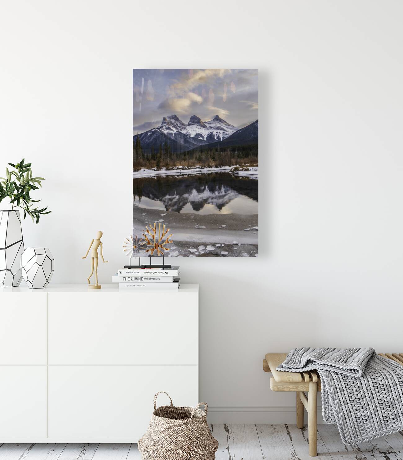 Morning in the mountains Reproduction