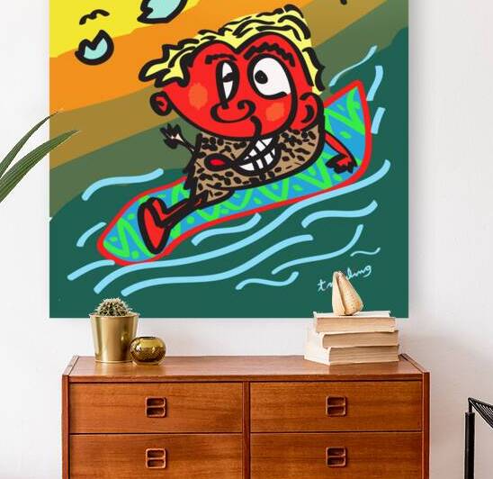 A6_Surfs Up California Dreaming by T Meiling Art